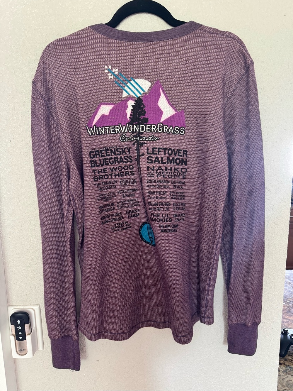 Colorado womens Long-Sleeve Thermal Shirt - Purple